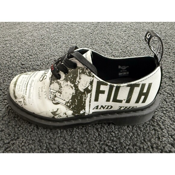 DR MARTENS - Sex Pistols 1461 Leather Oxford 3-eye Shoes Women 6 / Men 5. main image 8